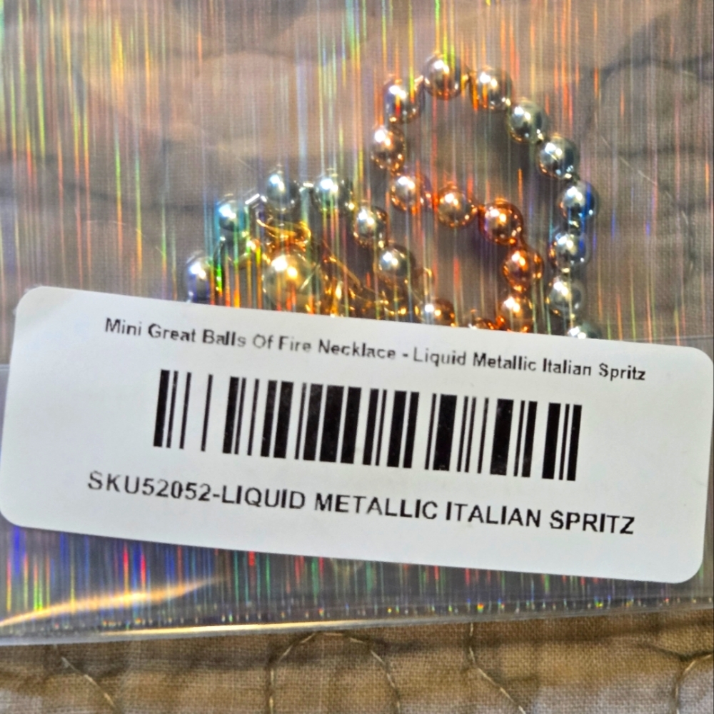 By Alexa Rae NWT Mini Great Balls Of Fire Necklace - Picture 9 of 11